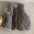 Autumn and winter retro double cotton waistcoat
